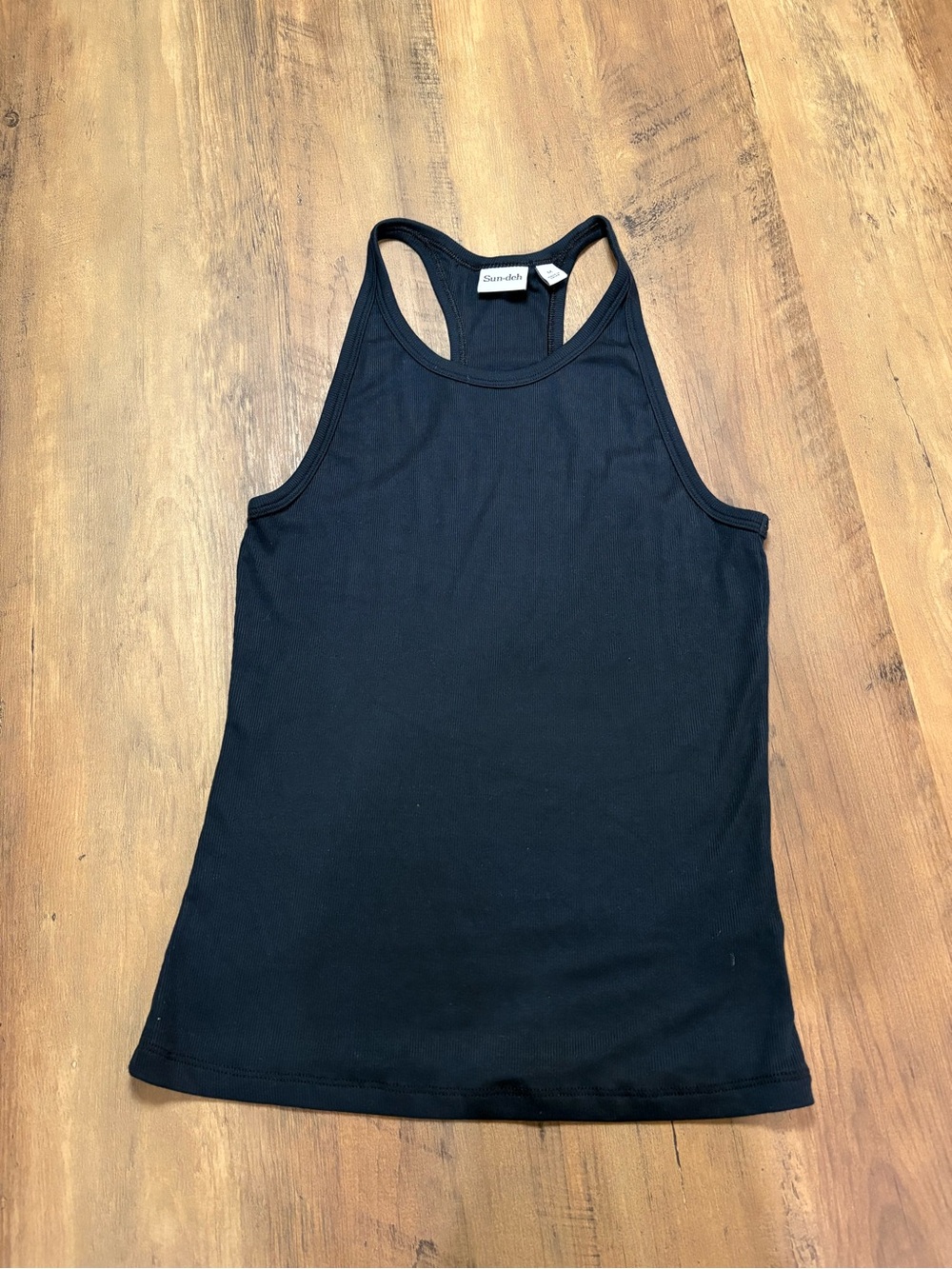 Sunday Best Aritzia Black Racerback Tank Top